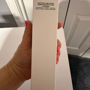 Grown Alchemist Soothing Hand Cream in White with Pink Accent